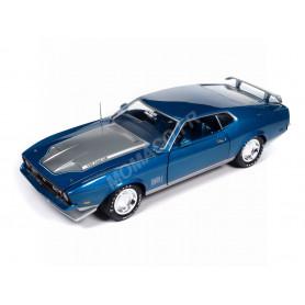 FORD MUSTANG MACH 1 (MCACN) 1971 BLEU "CODE Q MED BLUE"