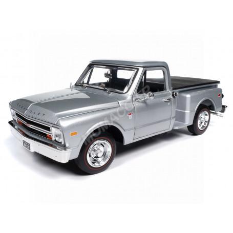 CHEVROLET C10 PICK-UP STEPSIDE 1968 ARGENT "SILVER CUSTOM"