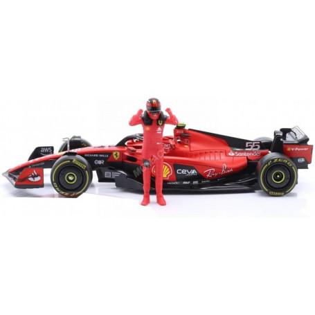 FERRARI F1 F23 TEAM SCUDERIA FERRARI 55 CARLOS SAINZ 2023 AVEC PILOTE