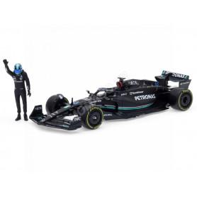 MERCEDES GP F1 W14 TEAM MERCEDES-AMG PETRONAS 63 GEORGE RUSSELL 2023 AVEC PILOTE