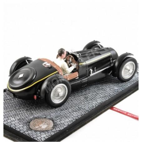 BUGATTI TYPE 59 1934 "ROI DES BELGES - LEOPOLD III" AVEC FIGURINE