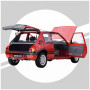 PEUGEOT 205 1.9 GTI ROUGE (FULL KIT)