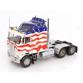 KENWORTH K100 AERODYNE 1976 ETOILES ET BANDES ROUGE/BLEU/BLANC