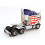 KENWORTH K100 AERODYNE 1976 ETOILES ET BANDES ROUGE/BLEU/BLANC