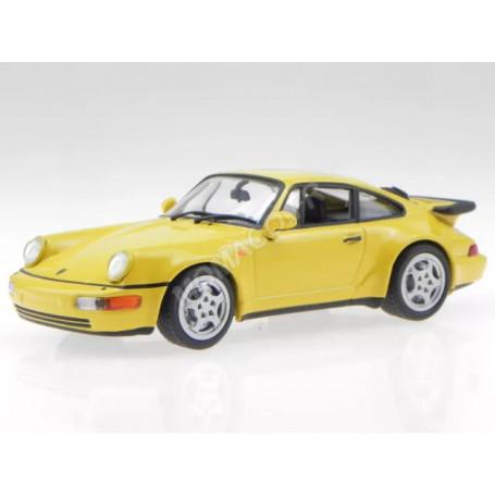 PORSCHE 911 (964) TURBO 1989 JAUNE