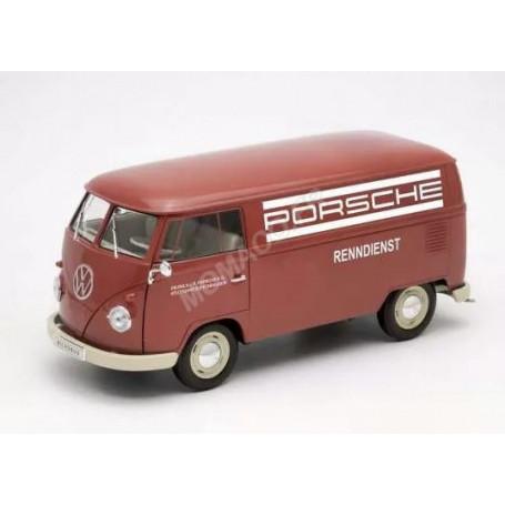 VOLKSWAGEN T1 FOURGON 1963 ROUGE "PORSCHE RENNDIENST"