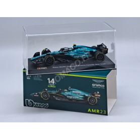 ASTON MARTIN F1 AMR23 TEAM ARAMCO COGNIZANT 14 FERNANDO ALONSO 2023 (PACKAGING PREMIUM AVEC CASQUE)