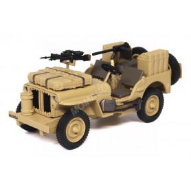 JEEP WILLIS BRITISH SAS AVEC ARME VICKERS K