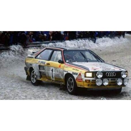 AUDI QUATTRO A2 1 WALTER RÖHRL/CHRISTIAN GEISTDÖRFER RALLYE MONTE-CARLO 1984