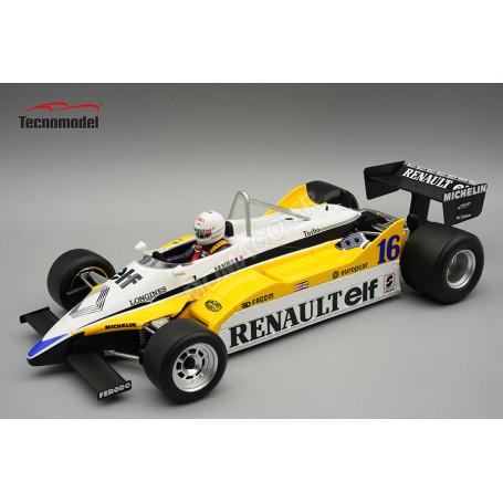 RENAULT RE30B 16 RENE ARNOUX GRAND PRIX D'ITALIE 1982 1ER AVEC FIGURINE