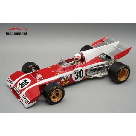 FERRARI 312 B2 30 CLAY REGAZZONI GRAND PRIX DE BELGIQUE 1972 AVEC FIGURINE