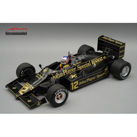 LOTUS 94T 12 NIGEL MANSELL GRAND PRIX D'EUROPE 1983 AVEC FIGURINE