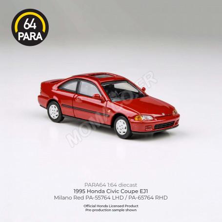 HONDA CIVIC COUPE EJ1 1995 ROUGE "MILANO RED" (LHD)