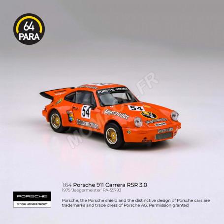 PORSCHE 911 CARRERA RSR 3.0 54 "JAEGERMEISTER / PORSCHE - KREMER" 1975