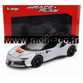 FERRARI SF90 XX STRADALE 2024 ARGENT/ORANGE