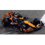 MCLAREN F1 MCL38 MERCEDES TEAM MCLAREN 4 LANDO NORRIS 2024 (PACKAGING PREMIUM AVEC CASQUE)