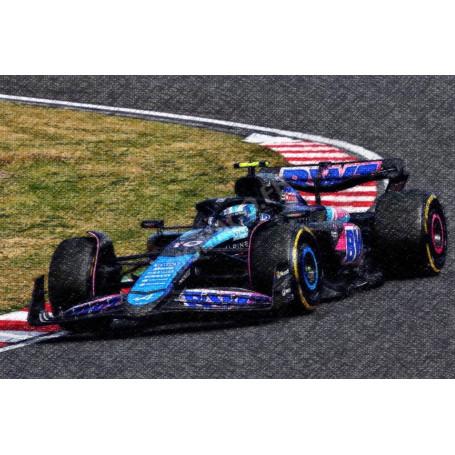 ALPINE F1 A524 TEAM BWT ALPINE 10 PIERRE GASLY GRAND PRIX DU JAPON 2024 (BOITAGE SOUPLE)