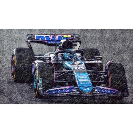 ALPINE F1 A524 TEAM BWT ALPINE 10 PIERRE GASLY 2024 (PACKAGING PREMIUM AVEC CASQUE)