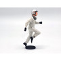 FIGURINE PILOTE SUR LE DEPART CASQUE GRIS METALLISE