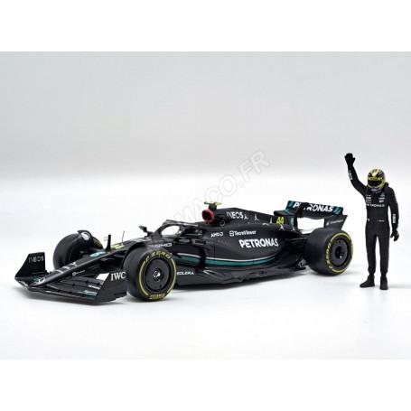 MERCEDES GP F1 W14 TEAM MERCEDES-AMG PETRONAS 44 LEWIS HAMILTON 2023 AVEC PILOTE