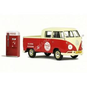 VOLKSWAGEN T1 COMBI PICK-UP 1963  "COCA-COLA" AVEC DISTRIBUTEUR