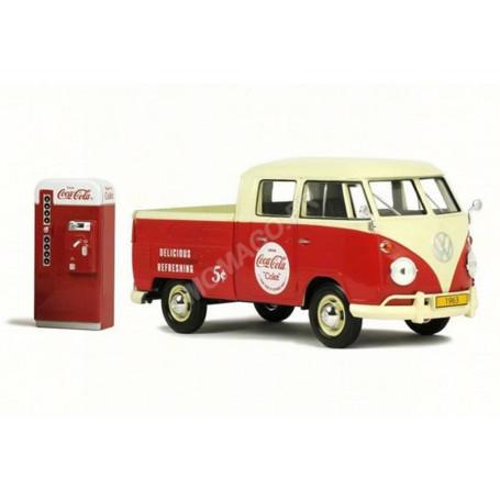 VOLKSWAGEN T1 COMBI PICK-UP 1963  "COCA-COLA" AVEC DISTRIBUTEUR