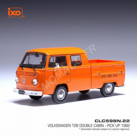 VOLKSWAGEN T2 DOUBLE CABINE 1972 ORANGE