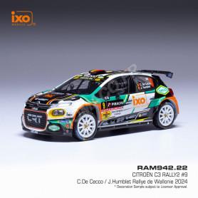 CITROEN C3 RALLY 2 9 DE CECCO/HUMBLET RALLYE WM DE WALLONIE 2024