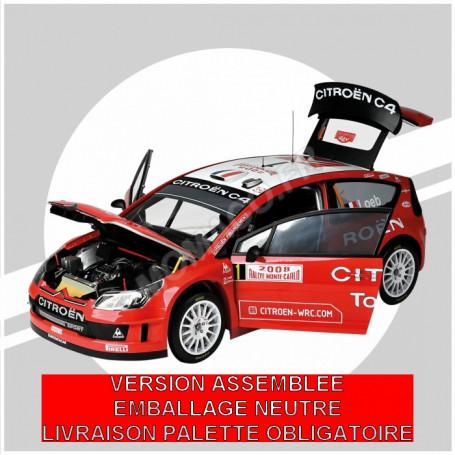 CITROEN C4 WRC 1 LOEB/ELENA MONTE-CARLO 2008 (VERSION ASSEMBLEE AVEC BOITAGE NEUTRE)