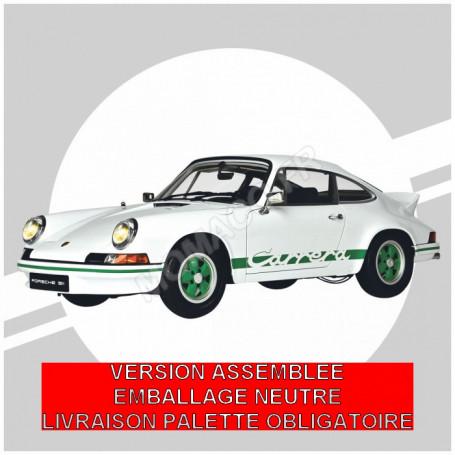 PORSCHE 911 RS 2.7 BLANC/VERT (VERSION ASSEMBLEE AVEC BOITAGE NEUTRE)