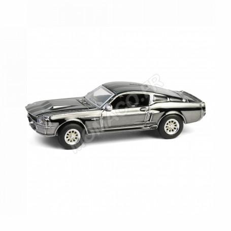 FORD MUSTANG GT500 ELEANOR 1967 "60 SECONDES CHRONO (2000)" - "SILVER CHROME EDITION"