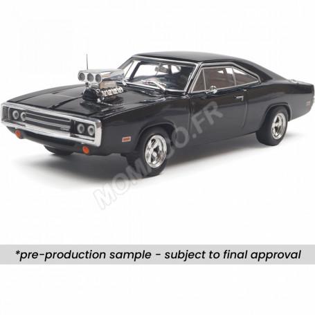 DODGE CHARGER AVEC MOTEUR SORTANT 1970 NOIR