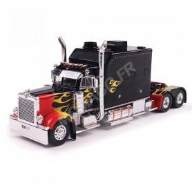 PETERBILT 379 2002 CUSTOM NOIR AVEC FLAMMES