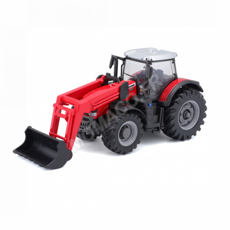 MASSEY FERGUSON 8740S AVEC CHARGEUSE - TRACTEUR A FRICTION