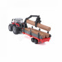 MASSEY FERGUSON 8740S AVEC REMORQUE ALEATOIRE - TRACTEUR A FRICTION