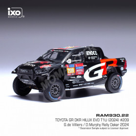 TOYOTA GR DKR HILUX EVO T1U 209 DE VILLIERS/MURPHY RALLYE PARIS-DAKAR 2024