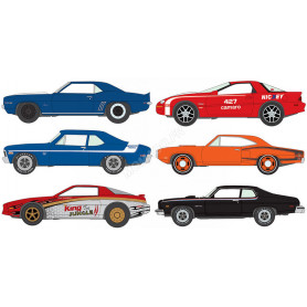 COFFRET DE 6 PIECES : MUSCLE CARS 2025 - SERIE N°1 - VERSION A