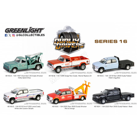 COFFRET DE 6 PIECES : DUALLY DRIVERS - SERIES 16