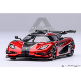 KOENIGSEGG ONE : 1 ROUGE/CARBONE/GRIS METALLISE