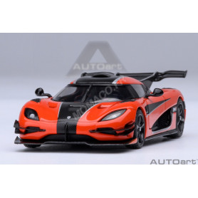 KOENIGSEGG ONE : 1 ORANGE/CARBONE/GRIS METALLISE