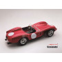 FERRARI 250 TR PONTOON-FENDER VERSION PRESSE 1958 ROUGE AVEC CERCLES BLANCS