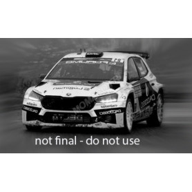 SKODA FABIA RS RALLY2 21 GRYAZIN/ALEKSANDROV WRC RALLYE MONTE-CARLO 2025