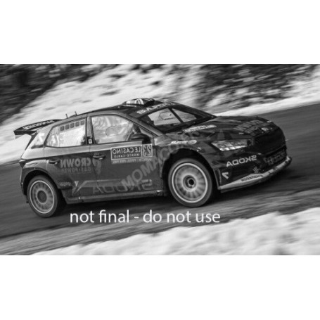 SKODA FABIA RS RALLY2 23 GREENSMITH/ANDERSSON WRC RALLYE MONTE-CARLO 2025