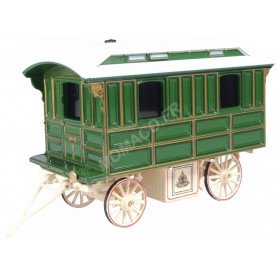 SHOWMANS LIVING WAGON GREEN/CREAM