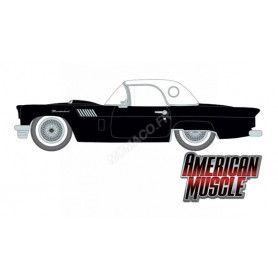 FORD THUNDERBIRD ROADSTER 1957 NOIR "RAVEN BLACK"