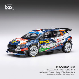 SKODA FABIA RALLY 2 10 WAGNER/HAIN WM RALLYE BARUM 2024