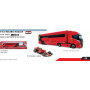 CAMION DE TRANSPORT IVECO S-WAY 570 FERRARI AVEC UN VEHICULE FORMULE 1 SF24 ALEATOIRE INCLUS