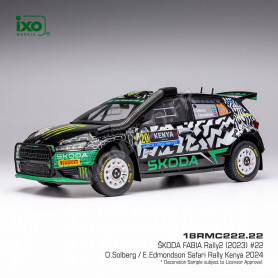 SKODA FABIA RALLY 2 20 SOLBERG/EDMONDSON RALLYE WM SAFARI 2024