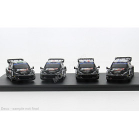 SET 4 TOYOTA GR YARIS RALLY 1 HYBRIDE RALLYE WM 2024