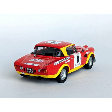 FIAT 124 ABARTH 8 BERNARD DARNICHE/ALAIN MAHE RALLYE TOUR DE CORSE 1974